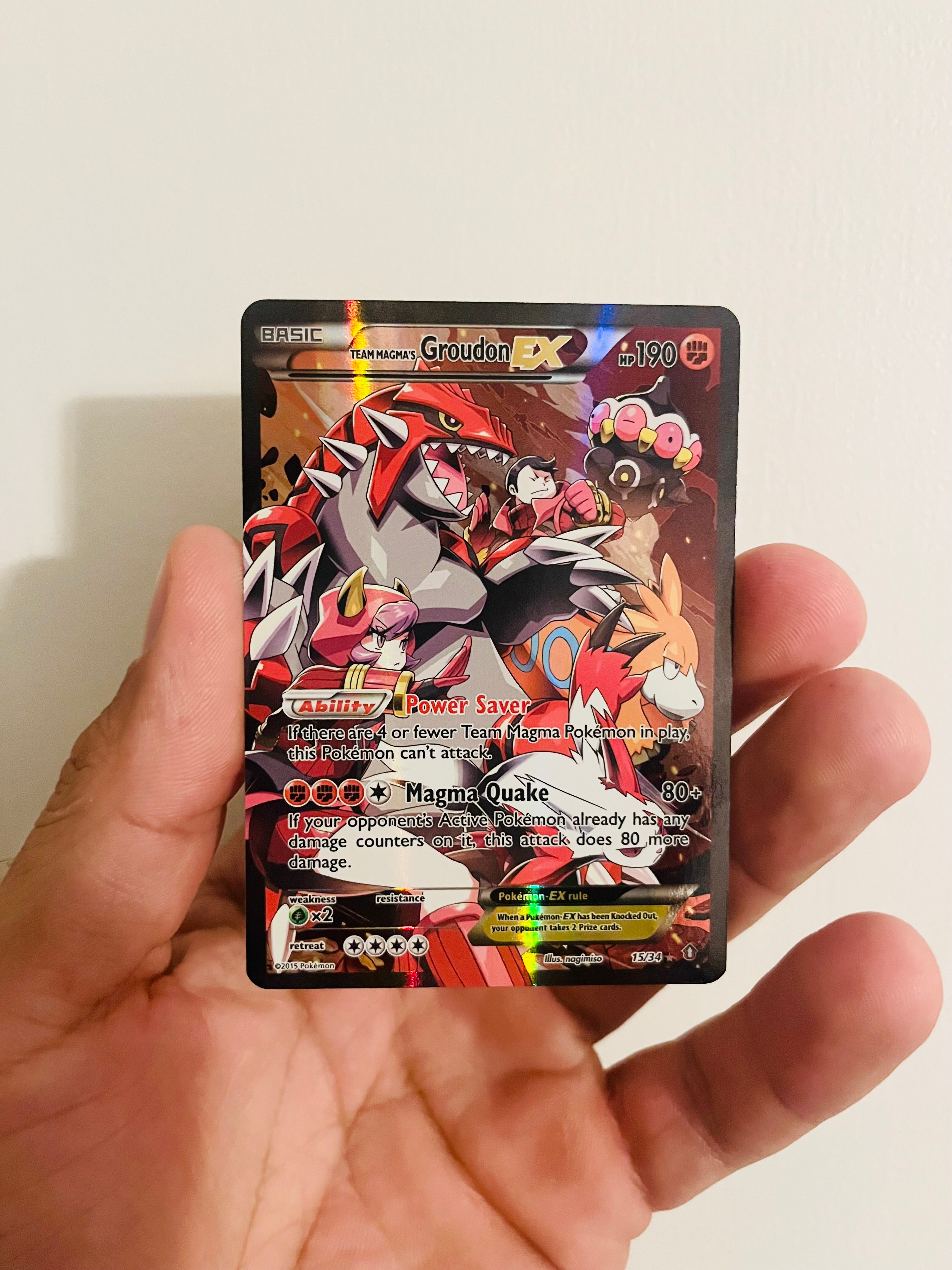 Team Magma’s Groudon EX