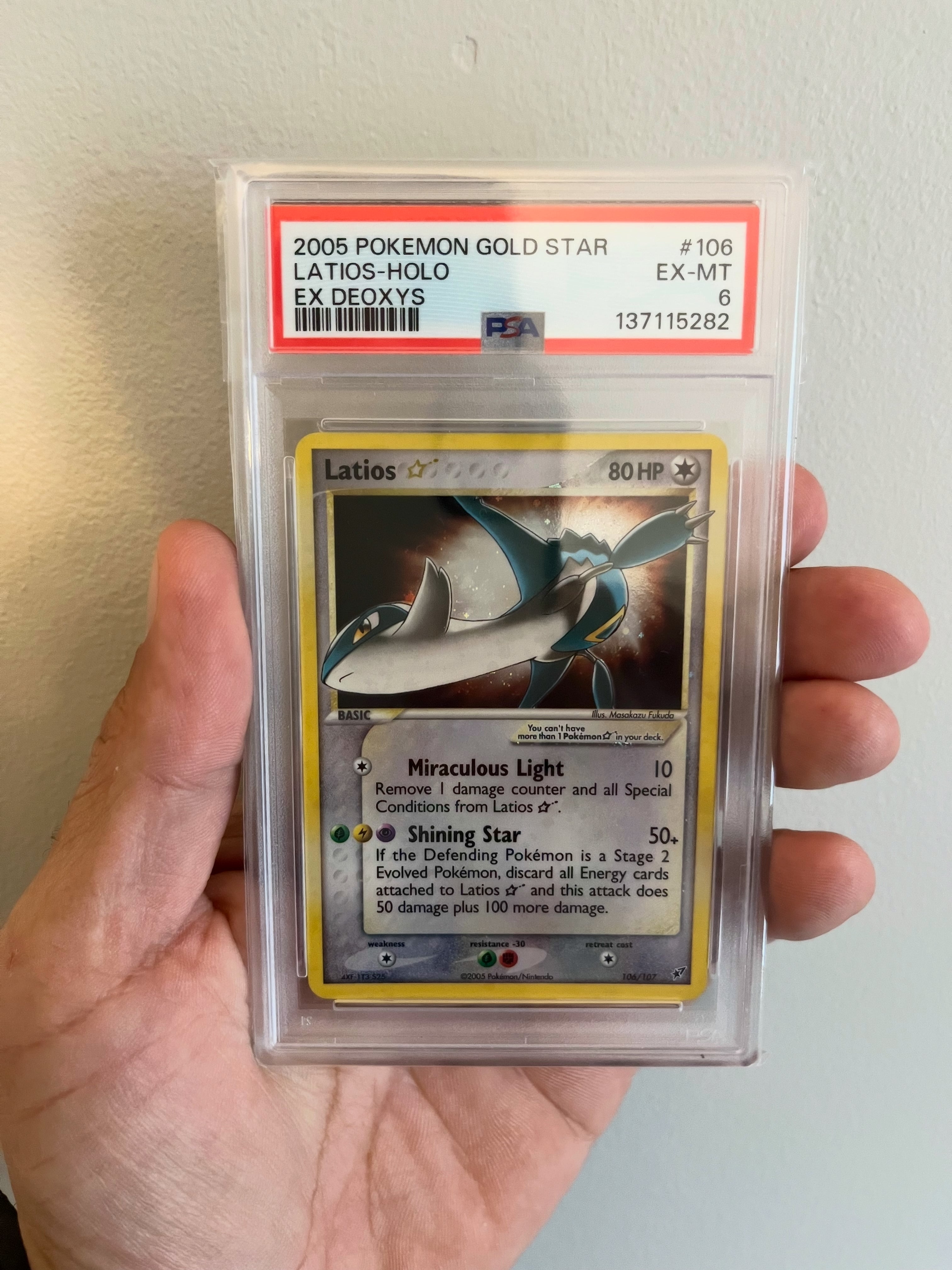 Latios Gold Star: PSA 6